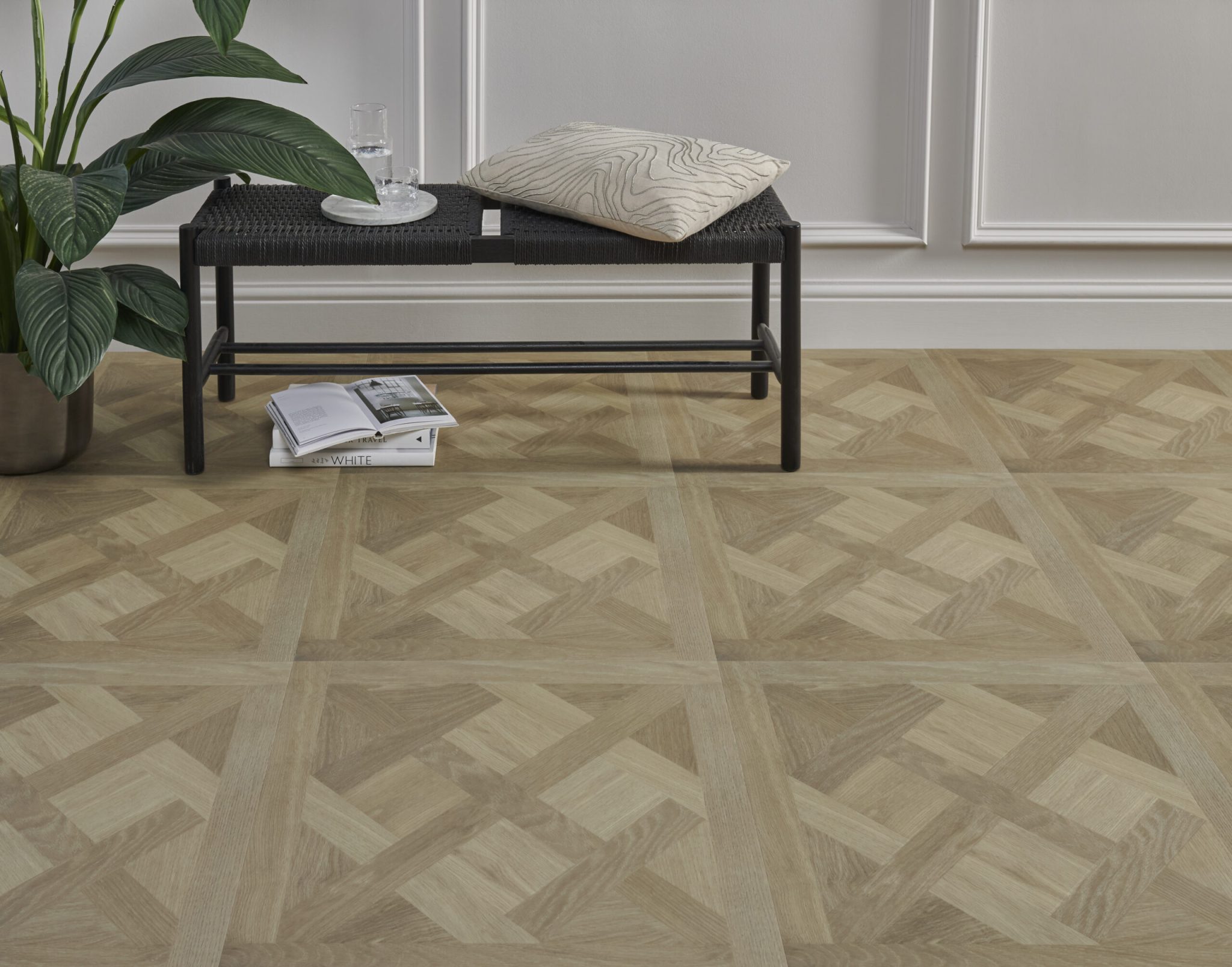 Spring Oak Basketweave Flooring | Luvanto